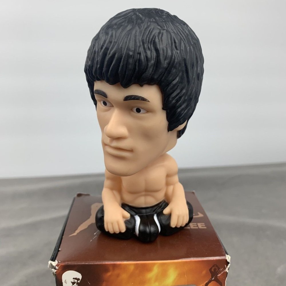 Bruce Lee Bobble Head Figurine Doll Toy Car Dash Office Desk Deco